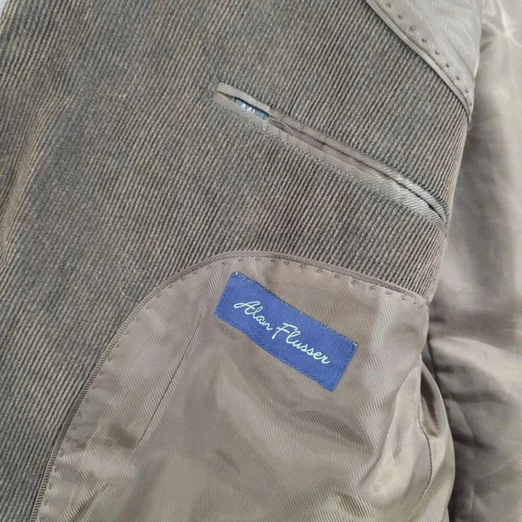Alan Flusser Tan Corduroy Blazer - Picture 7 of 11